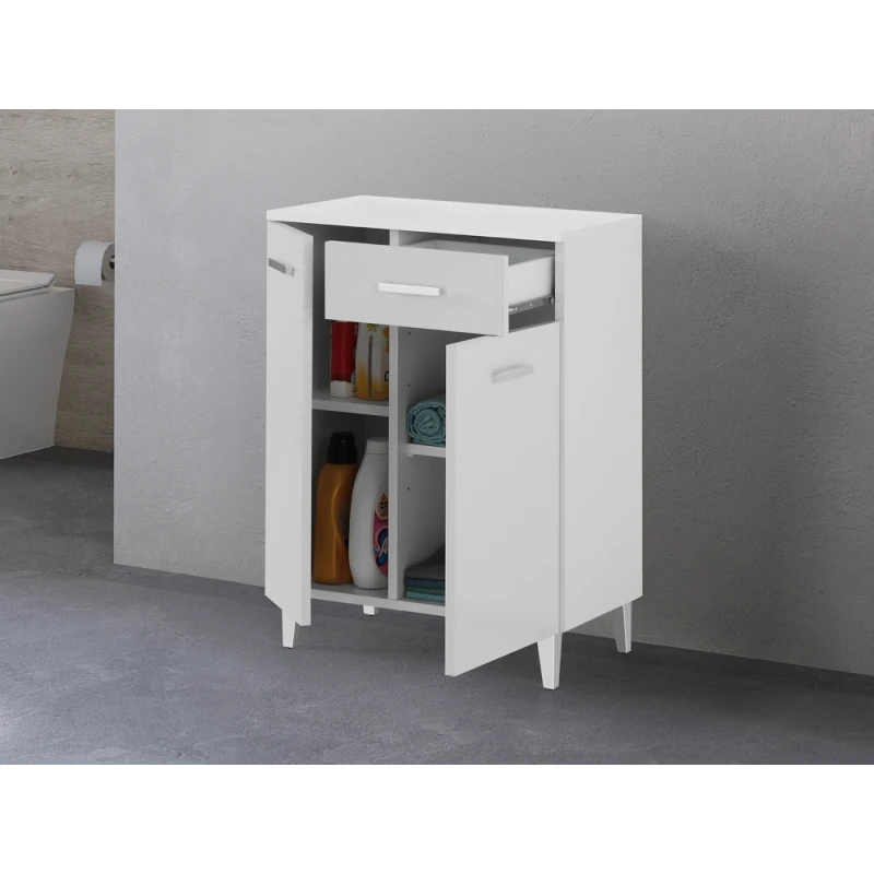 Base colonna Stella Feridras 60 cm bianco lucido