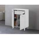 Base colonna Stella Feridras 60 cm bianco lucido