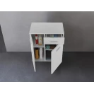 Base colonna Stella Feridras 60 cm bianco lucido