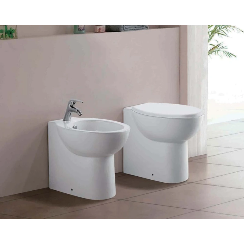 Bidet da terra Feridras Mia in ceramica