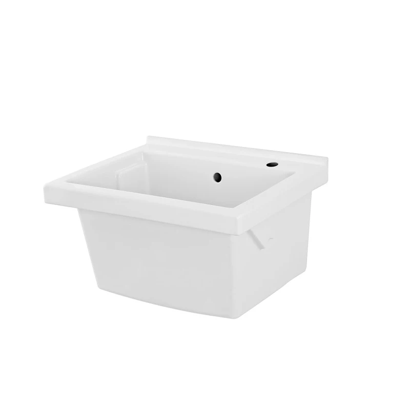 Lavatoio Feridras 60x50 bianco lucido da incasso