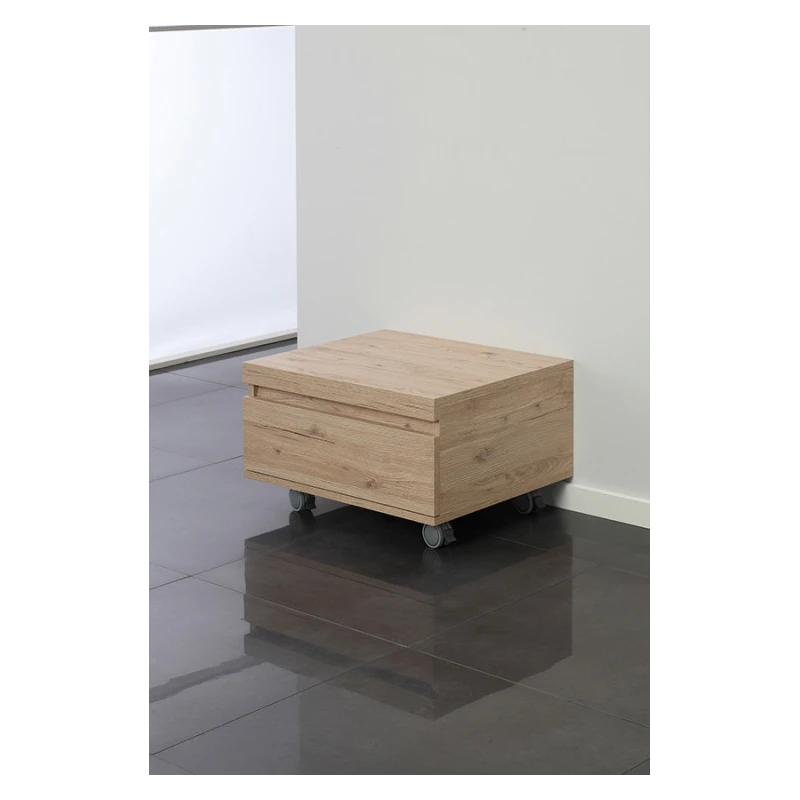 Cassettiera Feridras Shelf rovere di bordeaux 58 cm