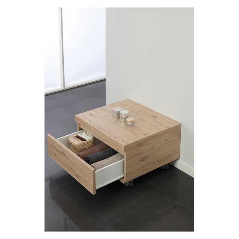 Cassettiera Feridras Shelf rovere di bordeaux 58 cm