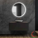 Specchio Orione Ø90 cm Feridras retroilluminato