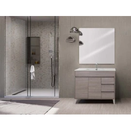 Mobile bagno Feridras Mondo 2.0 102 cm rovere scuro