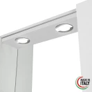 Specchiera Feridras Stella 68x61 cm bianco lucido