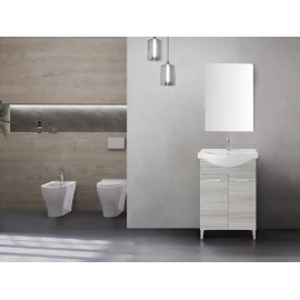 Mobile bagno Feridras Stella 55 cm grigio