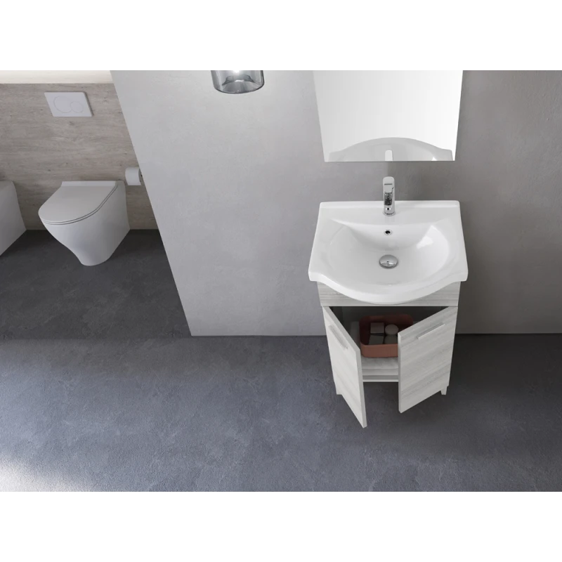 Mobile bagno Feridras Stella 55 cm grigio