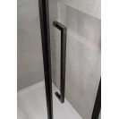 Porta soffietto Feridras Linea Royal nero opaco