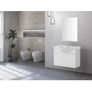 Mobile bagno Stella Feridras 80 cm bianco lucido
