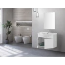 Mobile bagno Stella Feridras 80 cm bianco lucido
