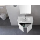 Mobile bagno Stella Feridras 80 cm bianco lucido