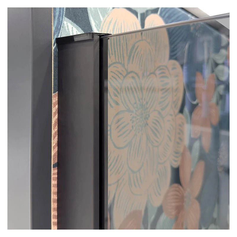 Feridras Parete Doccia Walk-In 140 cm Nero Opaco