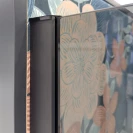 Feridras Parete Doccia Walk-In 140 cm Nero Opaco