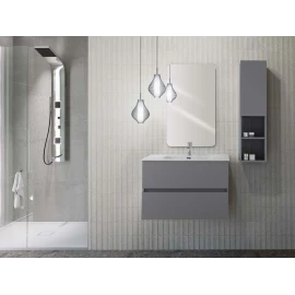 Mobile bagno Feridras Pastello 90 cm grigio
