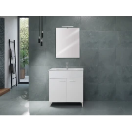 Mobile bagno Greta Feridras 80 cm bianco lucido