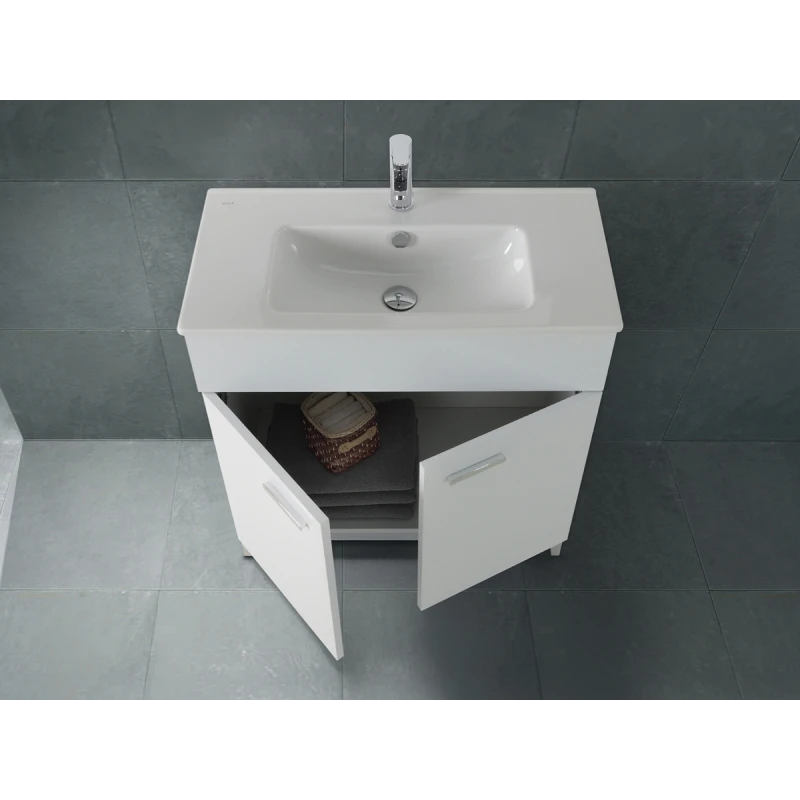 Mobile bagno Greta Feridras 80 cm bianco lucido