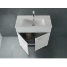Mobile bagno Greta Feridras 80 cm bianco lucido