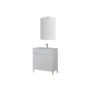 Mobile bagno Greta Feridras 80 cm bianco lucido