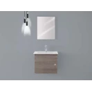 Composizione bagno sospesa Feridras Si50 in rovere scuro