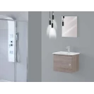 Composizione bagno sospesa Feridras Si50 in rovere scuro