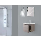Composizione bagno sospesa Feridras Si50 in rovere scuro