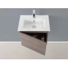 Composizione bagno sospesa Feridras Si50 in rovere scuro