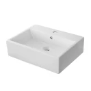 Lavabo ceramica Feridras 52 cm bianco lucido
