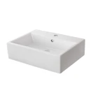 Lavabo ceramica Feridras 52 cm bianco lucido