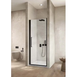 Porta battente Feridras Royal 90 cm nero opaco