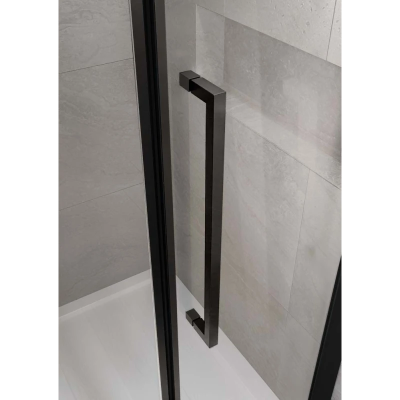 Porta battente Feridras Royal 90 cm nero opaco