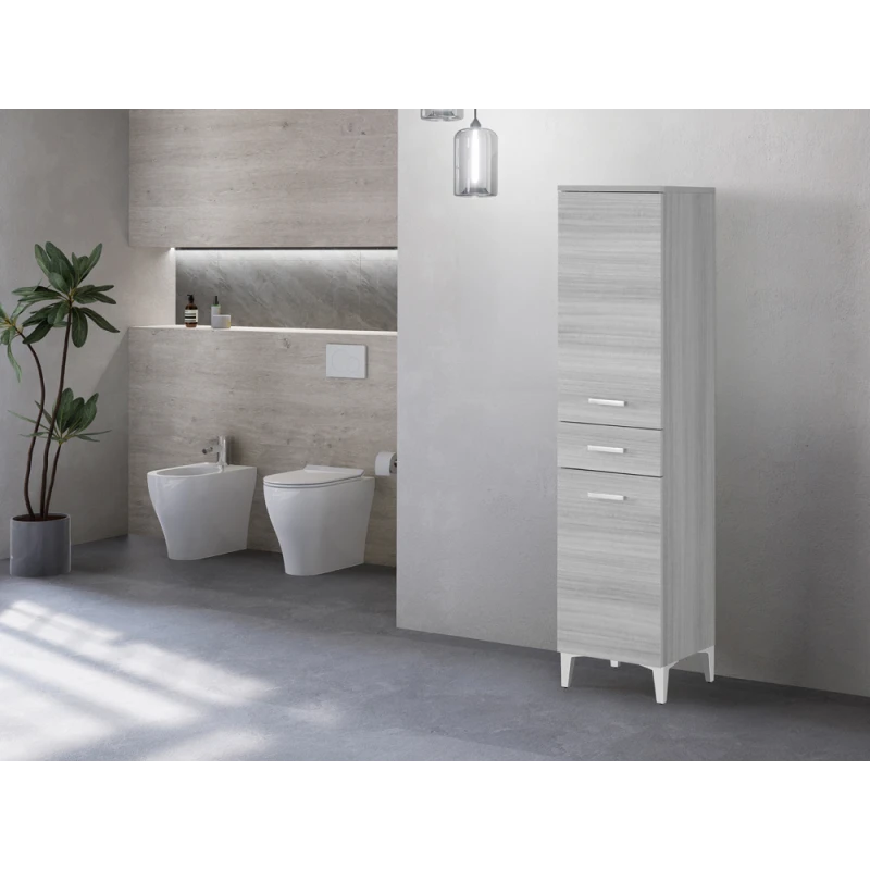Colonna bagno Feridras Stella grigio nobilitato