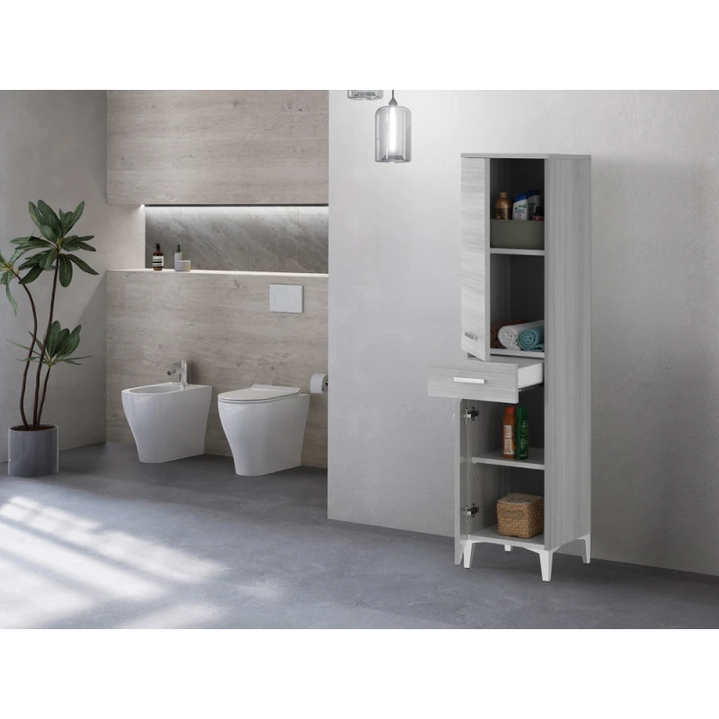 Colonna bagno Feridras Stella grigio nobilitato