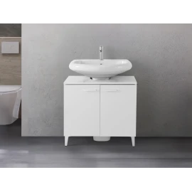 Mobile sottolavabo Feridras Stella 70 cm - bianco lucido
