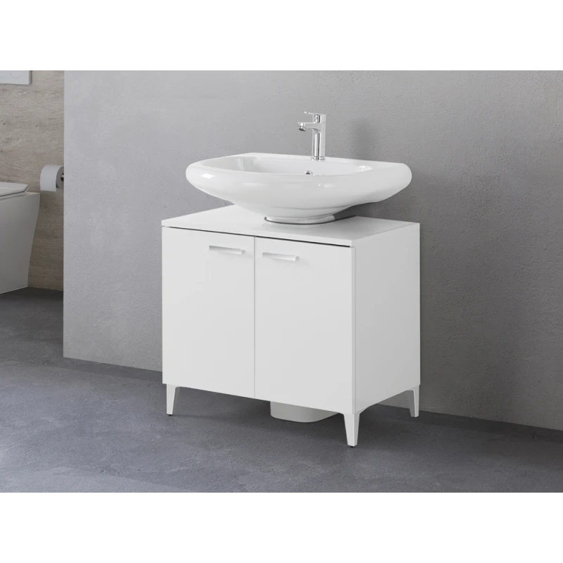 Mobile sottolavabo Feridras Stella 70 cm - bianco lucido