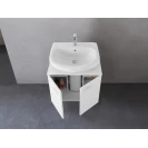 Mobile sottolavabo Feridras Stella 70 cm - bianco lucido