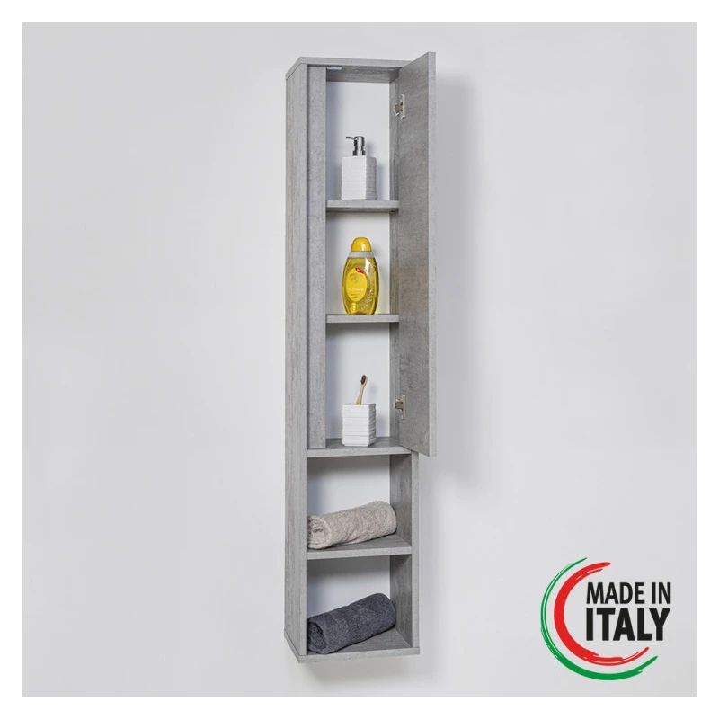 Pensile Feridras Shelf 30x150 cemento in nobilitato