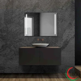 Specchio Gemini Feridras 70x105 cm retroilluminato