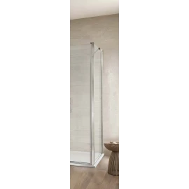 Parete fissa Feridras Royal 70 cm con profilo cromato