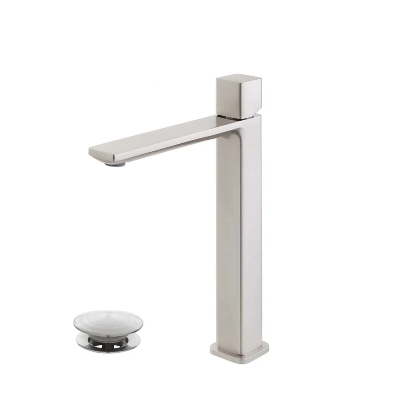 Miscelatore Lavabo Alto Feridras Lotus Spazzolato