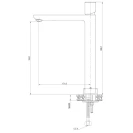 Miscelatore Lavabo Alto Feridras Lotus Spazzolato