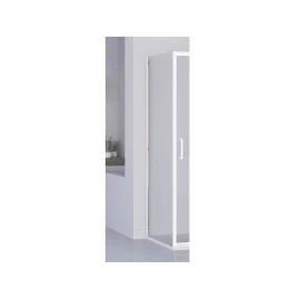 Parete fissa doccia con profilo bianco 80 cm - T-Squared