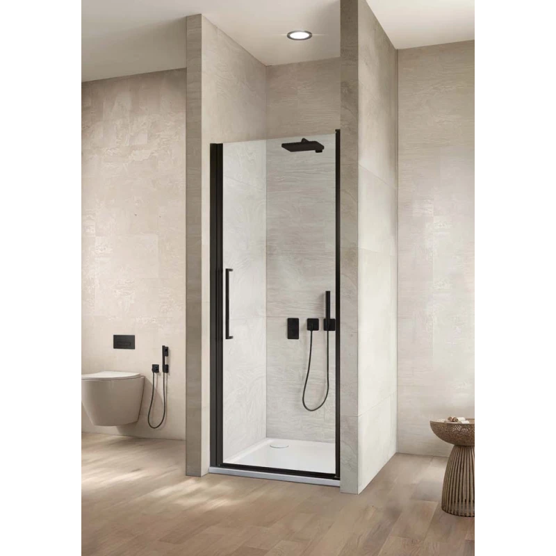 Porta battente Feridras Royal 80 cm nero opaco