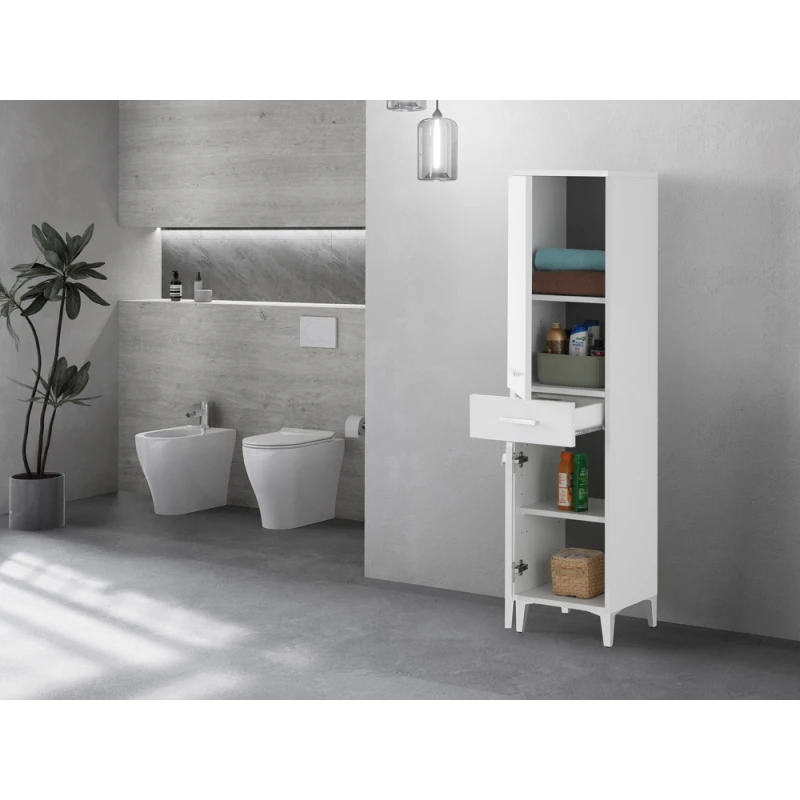 Colonna bagno Feridras Stella in bianco lucido