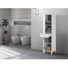 Colonna bagno Feridras Stella in bianco lucido