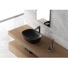 Lavabo appoggio Feridras 50x38 nero opaco