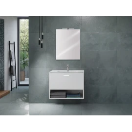 Feridras Greta 80 cm bianco lucido - Mobile bagno