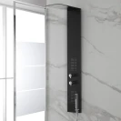 Colonna doccia Feridras Docciatime nera 140 cm