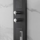 Colonna doccia Feridras Docciatime nera 140 cm