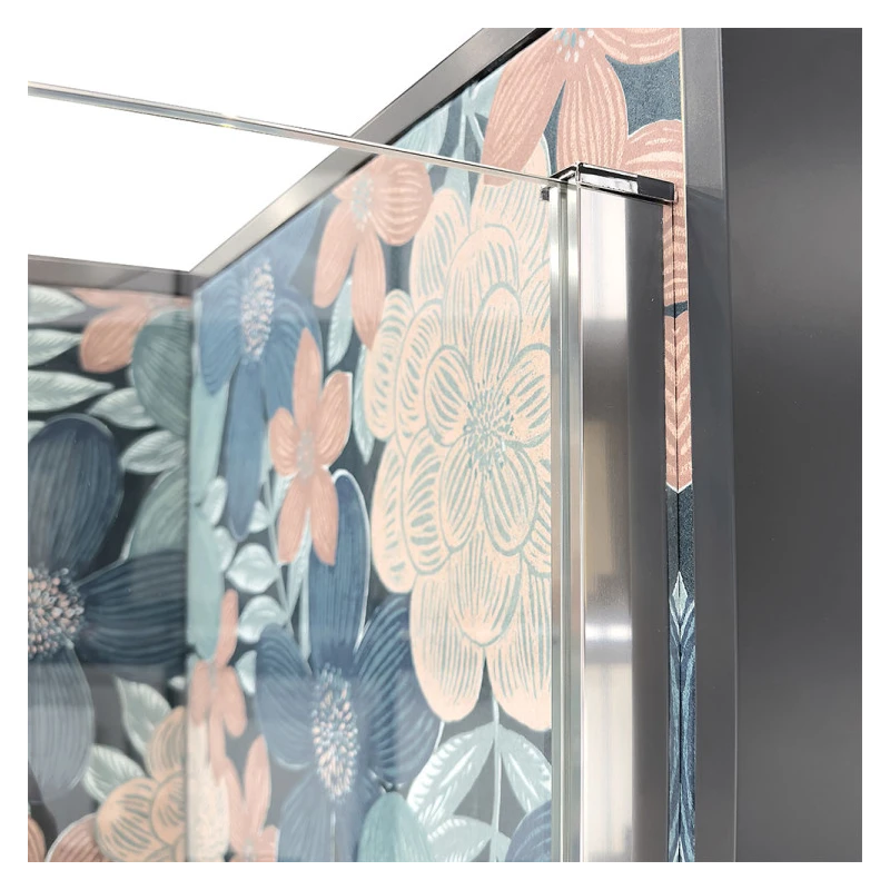 Parete doccia Walk In Feridras 90 cm - Profilo argento